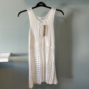 Chan Luu white crochet dress BNWT S